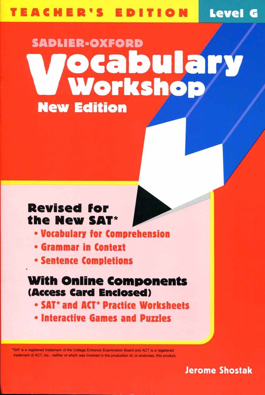 Vocabulary Workshop Level G  Teacher's Edition,Used