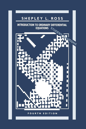 Introduction to Ordinary Differential Equations, Student Solutions Manual, 4th Edition,Used