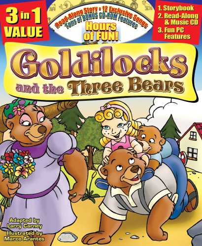 Goldilocks And The Three Bears Collector'S Edition Classic Read Along Book /Cd,Used