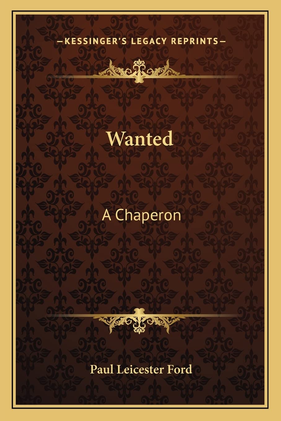 Wanted: A Chaperon,Used