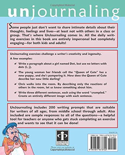Unjournaling: Daily Writing Exercises That Are Not Personal, Not Introspective, Not Boring!,Used