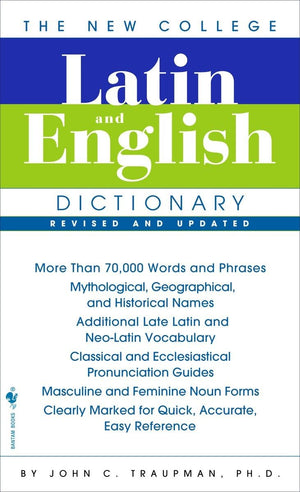 The Bantam New College Latin & English Dictionary (The Bantam New College Dictionary) (English and Latin Edition),Used