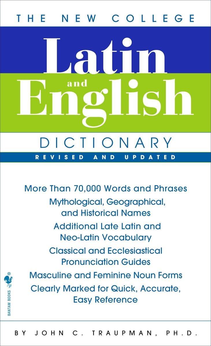 The Bantam New College Latin & English Dictionary (The Bantam New College Dictionary) (English and Latin Edition),Used