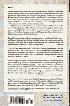 The Selected Poetry And Prose Of Vittorio Sereni: A Bilingual Edition-used