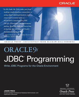 Oracle 9i JDBC Programming,Used
