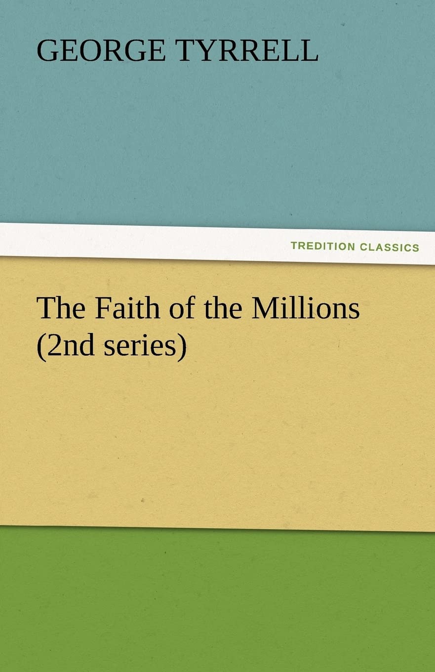 The Faith of the Millions (2nd Series),Used
