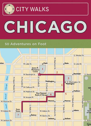 City Walks: Chicago: 50 Adventures On Foot,Used