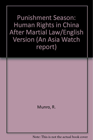 Punishment Season: Human Rights in China After Martial Law/English Version,Used
