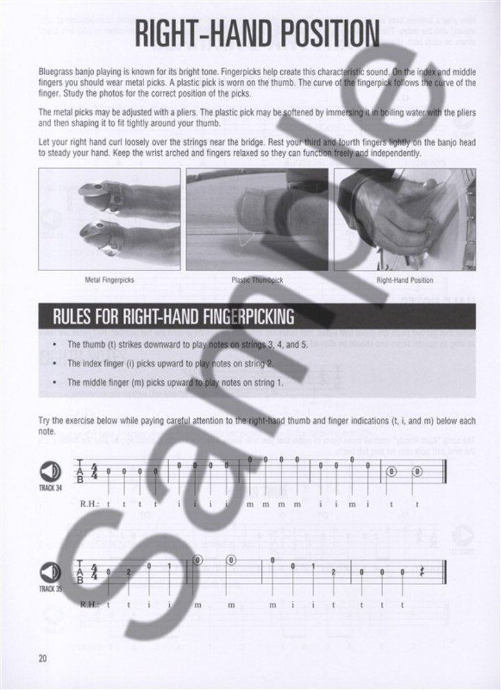 Hal Leonard Banjo Method  Book 1 (Book/Online Audio),Used