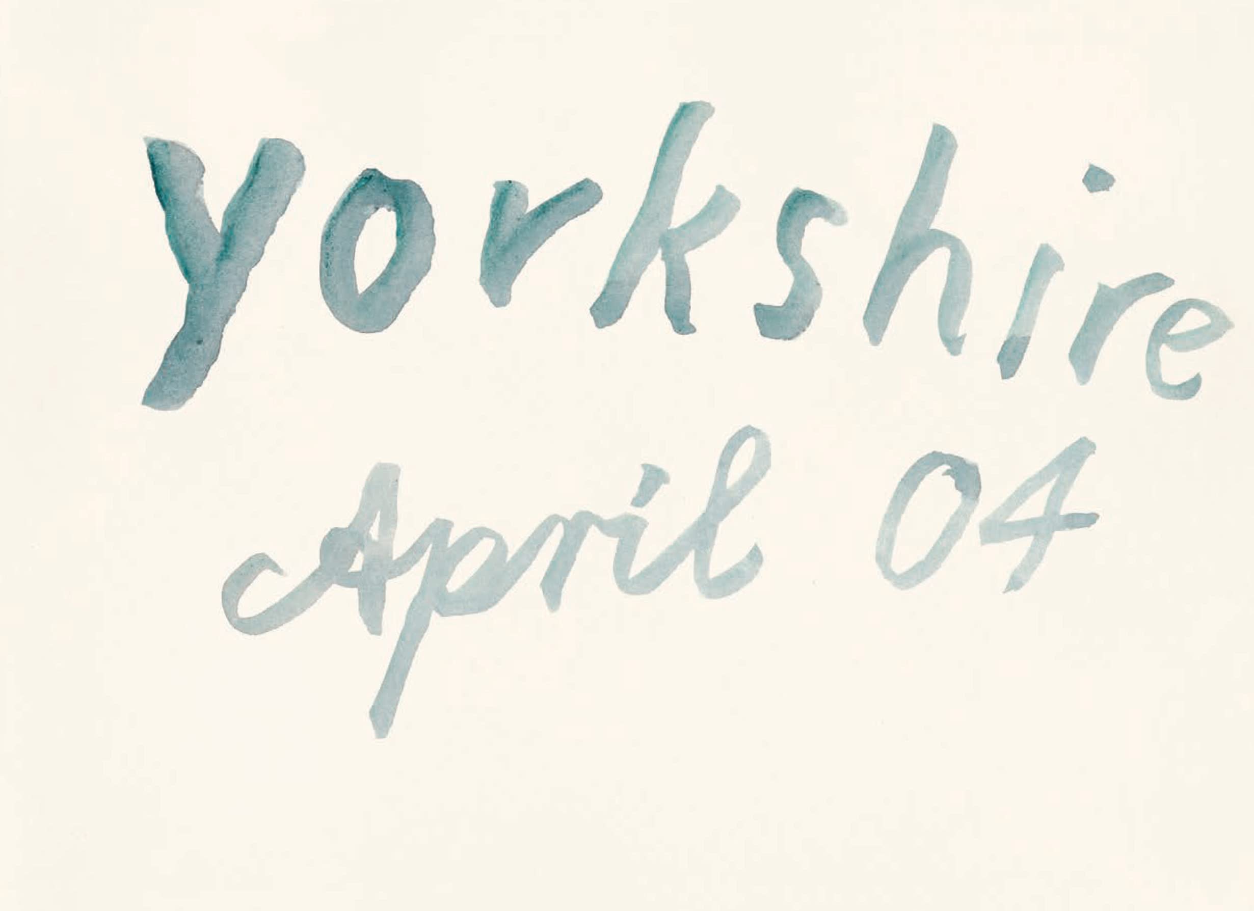 David Hockney: A Yorkshire Sketchbook,Used