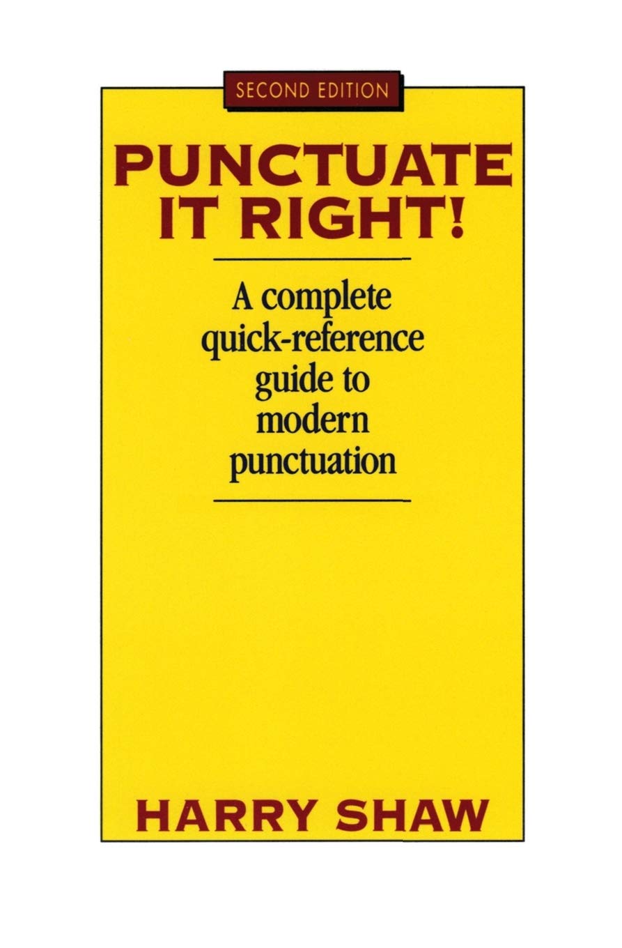 Punctuate It Right,Used