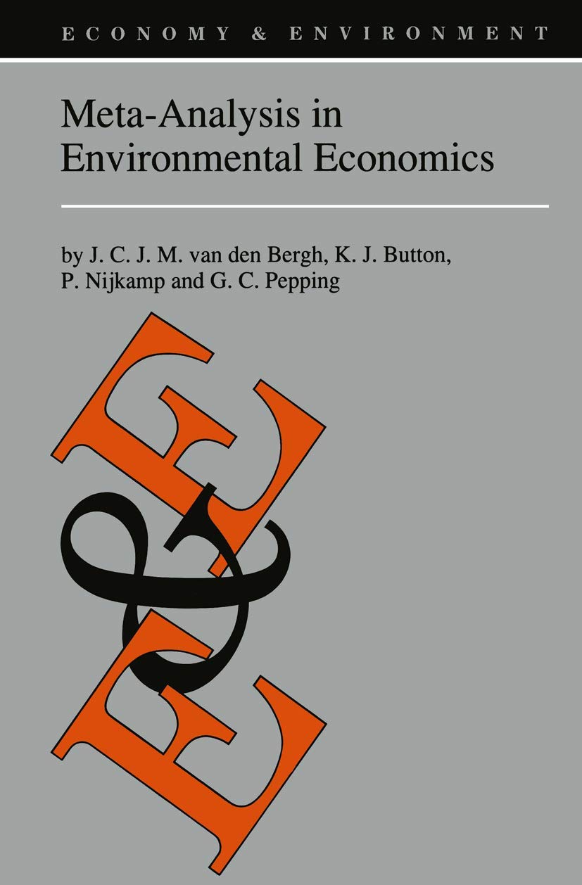 MetaAnalysis in Environmental Economics (Economy & Environment, 12),Used