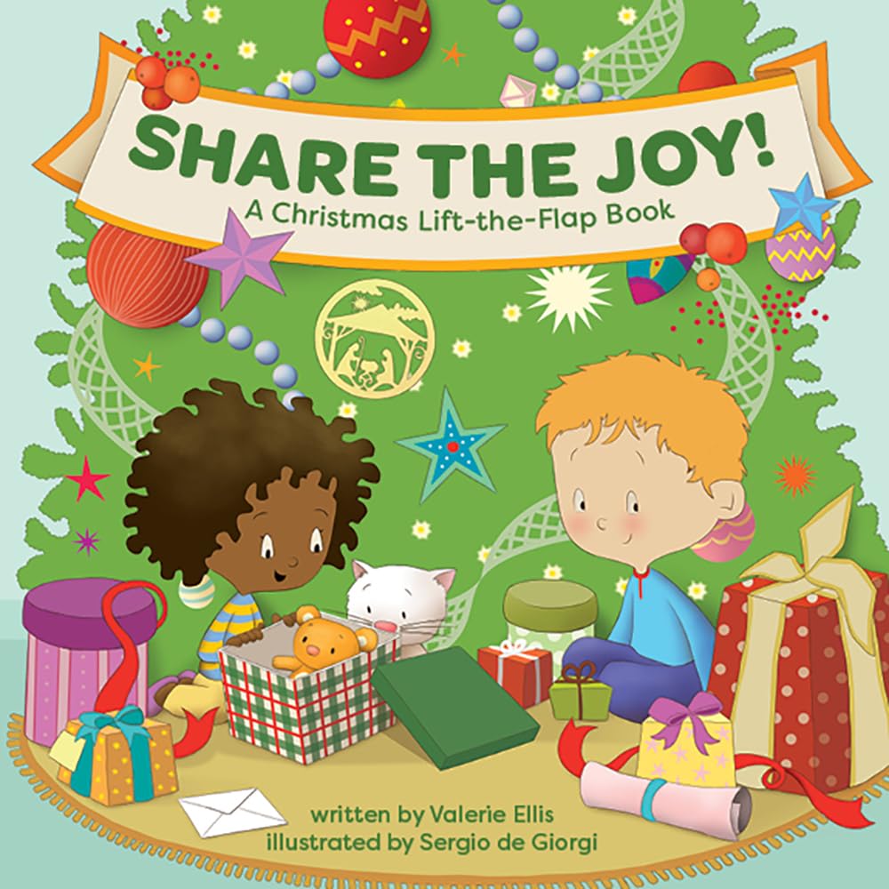 Share the Joy! A Christmas LifttheFlap Book: Keep Jesus at the Center this Advent & Holiday Season with This Rhyming Storybook,New