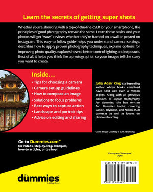 Digital Photography For Dummies, 9th Edition,Used