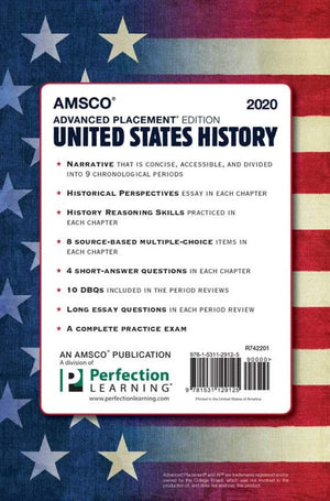 AMSCO Advanced Placement United States History, 2020 Edition,New