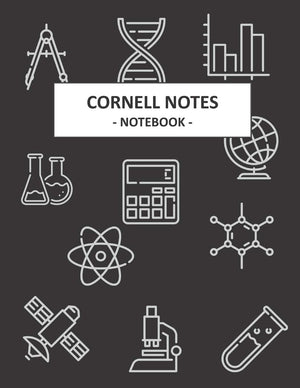 Cornell Notes Notebook: Structured Notebook Note Taking with Graph Paper Quad Grid Note Taking System, Index Cornell Notebook 8.,Used
