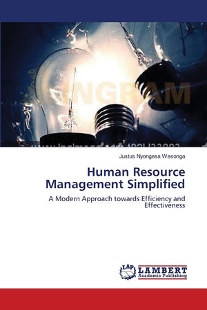 Human Resource Management Simplified: A Modern Approach towards Efficiency and Effectiveness,Used