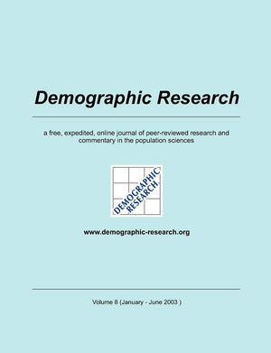 Demographic Research, Volume 8: a free, expedited, online journal of peerreviewed research and commentary in the population sci,Used