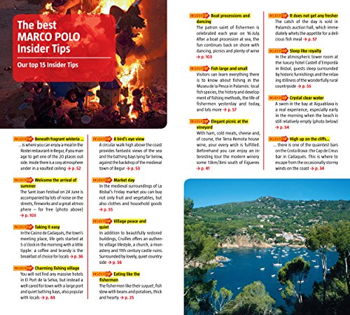 Costa Brava Marco Polo Guide (Marco Polo Guides),Used