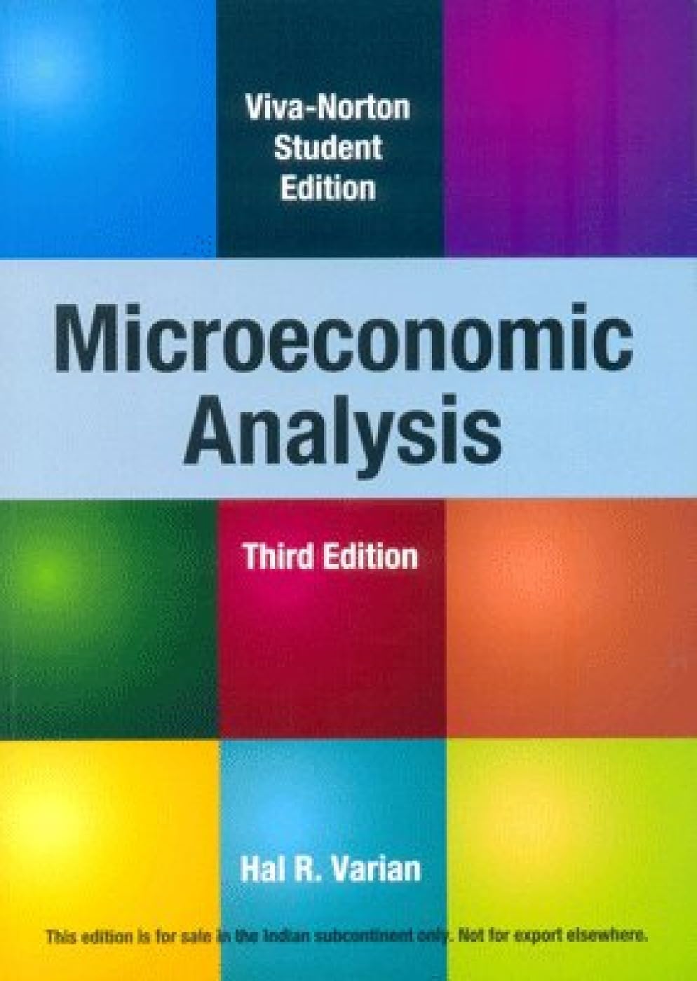 Microeconomic Analysis,Used
