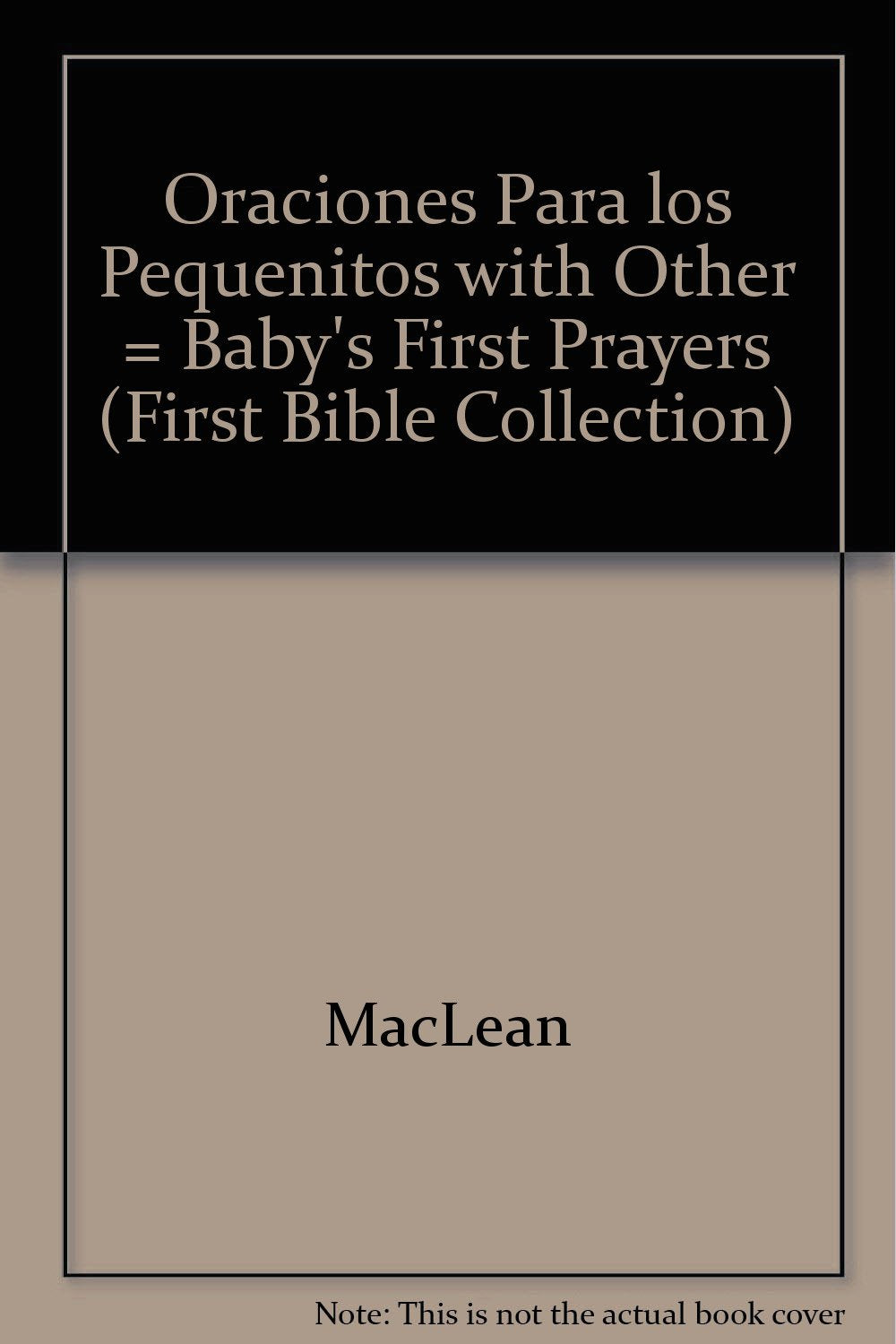 Oraciones Para Los Pequenitos (Spanish Edition),Used