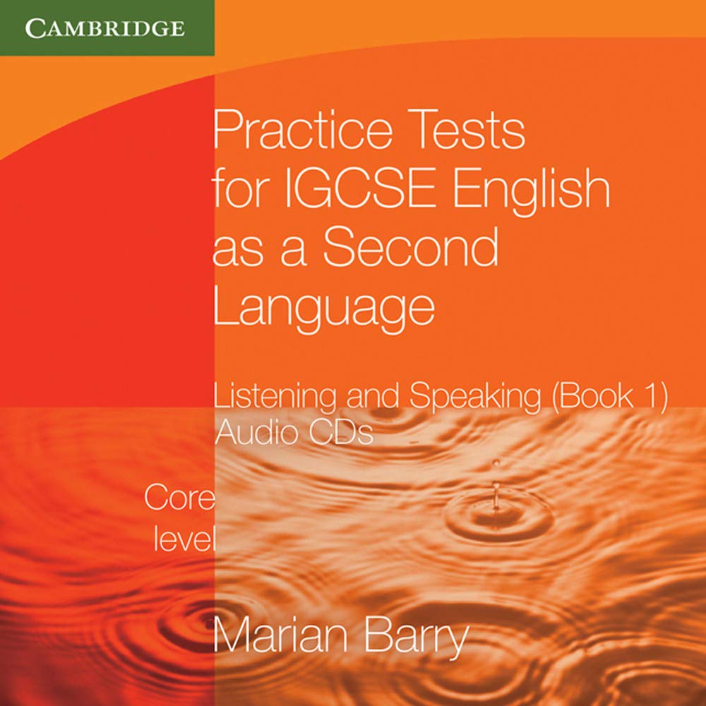 Practice Tests for IGCSE English as a Second Language: Listening and Speaking, Core Level Book 1 Audio CDs (2) (OP) (Cambridge I,Used