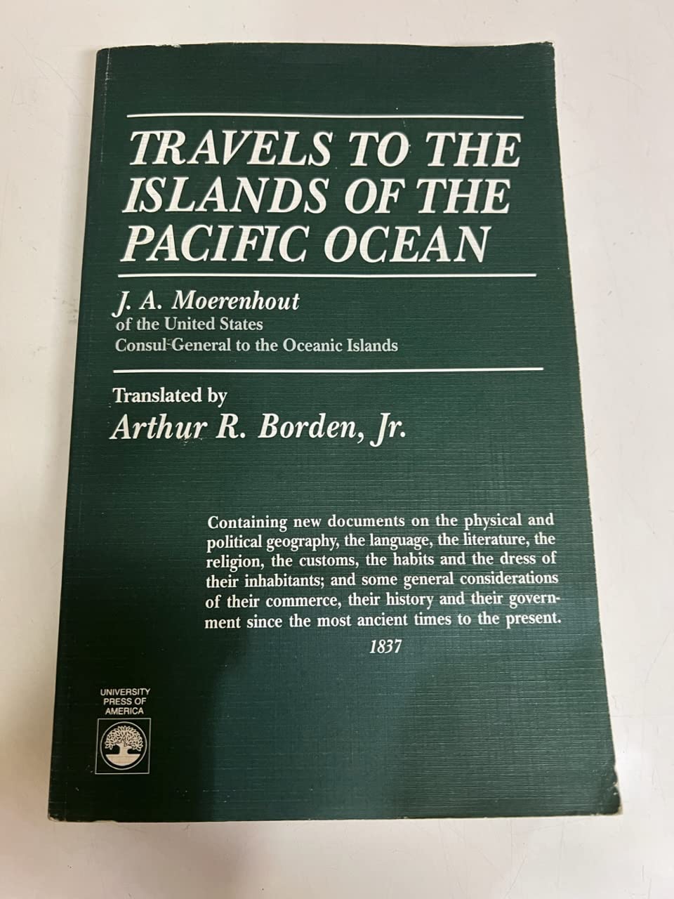 Travels To The Islands Of The Pacific Ocean,Used