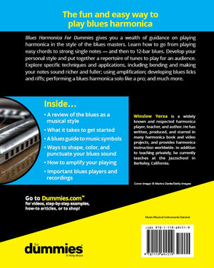 Blues Harmonica For Dummies (For Dummies (Music)),Used
