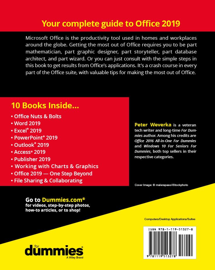 Office 2019 AllinOne For Dummies,Used