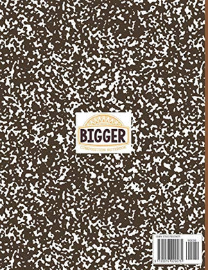 Social Studies or History Interactive Notebook  Grades 1 to 3: The Bigger Composition Notebook (Bigger Lined Interactive Notebo,Used