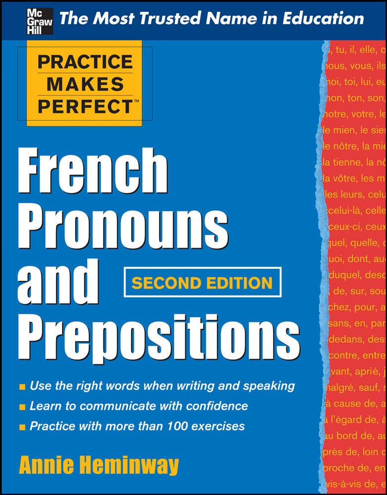Practice Makes Perfect French Pronouns and Prepositions, Second Edition (Practice Makes Perfect Series),Used