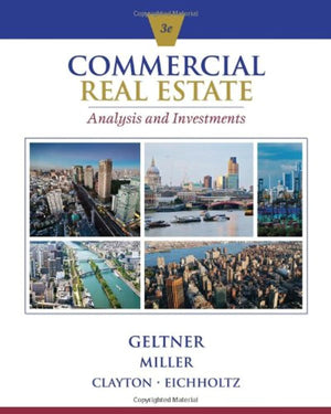 Commercial Real Estate Analysis and Investments (w/ CD),New
