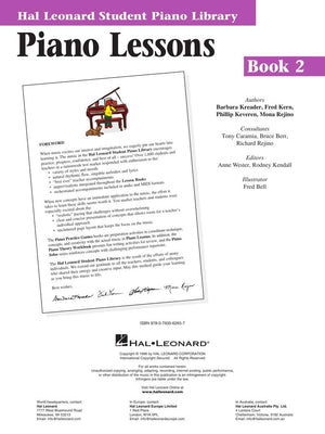 Piano Lessons Book 2: Hal Leonard Student Piano Library,Used