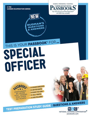 Special Officer (C749): Passbooks Study Guide (Career Examination Series),Used