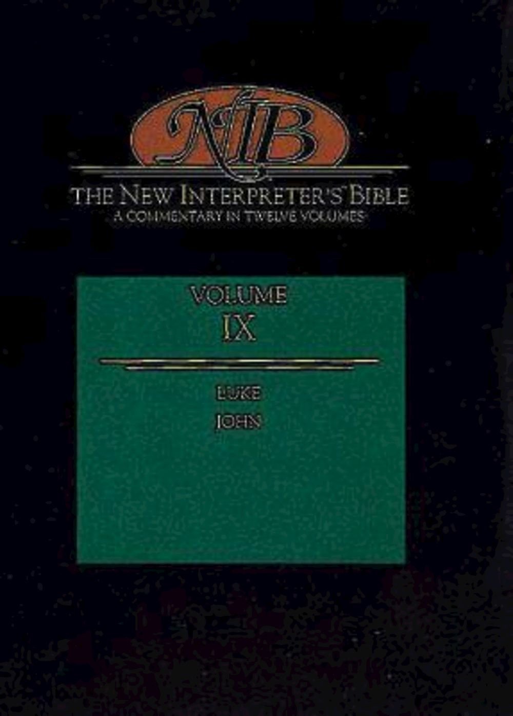 The New Interpreter'S Bible: Luke  John (Volume 9),New