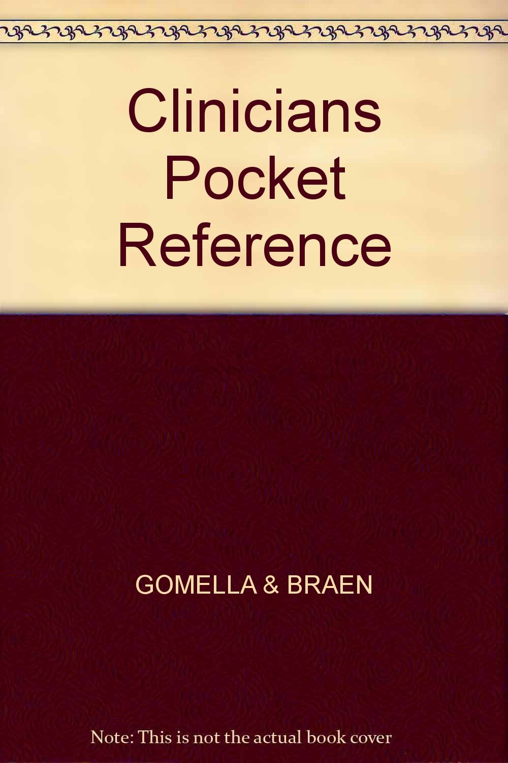 Clinician's Pocket Reference (Lange Clinical Manuals),Used