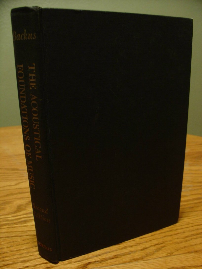 The Acoustical Foundations of Music,New