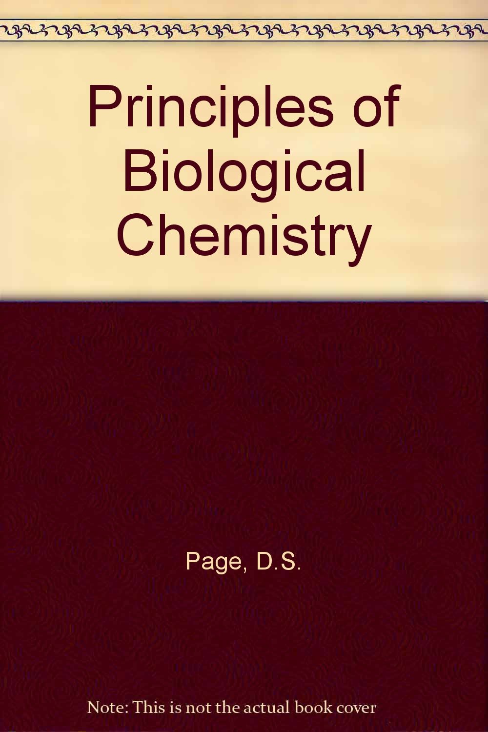 Principles of Biological Chemistry,Used