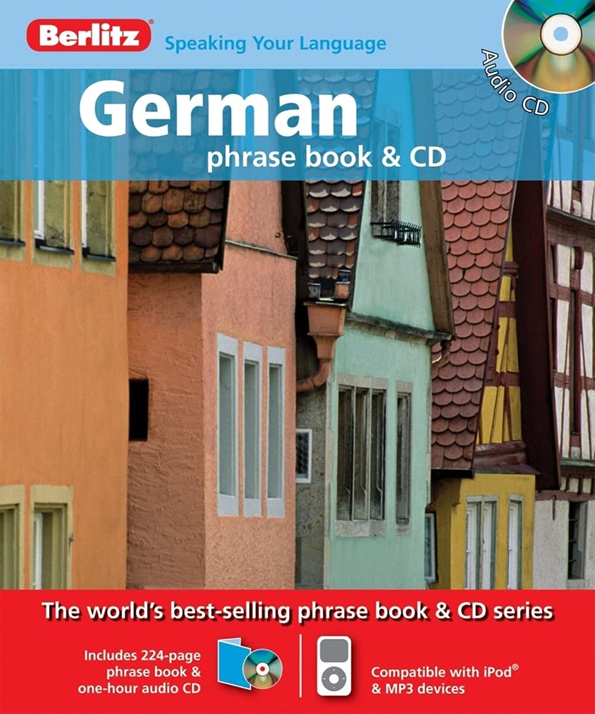 Berlitz German Phrase Book & CD,Used