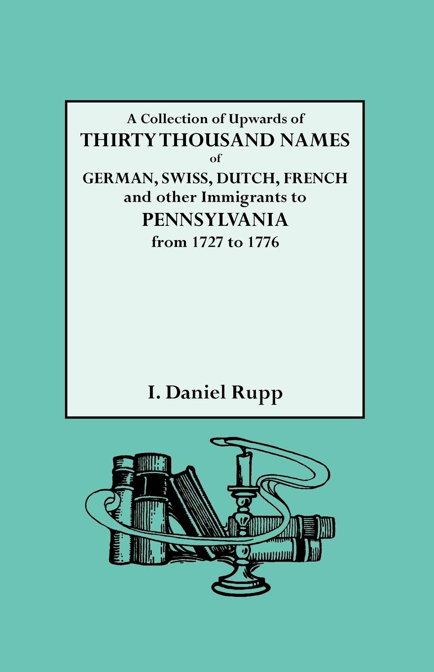 Thirty Thousand Names Of Immigrants In Pennsylvania,Used