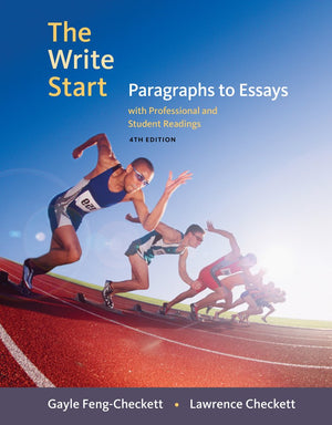 The Write Start: Paragraphs to Essays with Student and Professional Readings (Basic Writing),Used