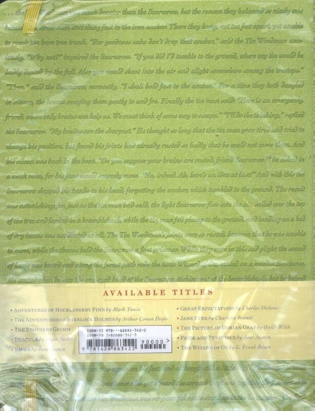 A Novel Journal: The Wizard of Oz,Used