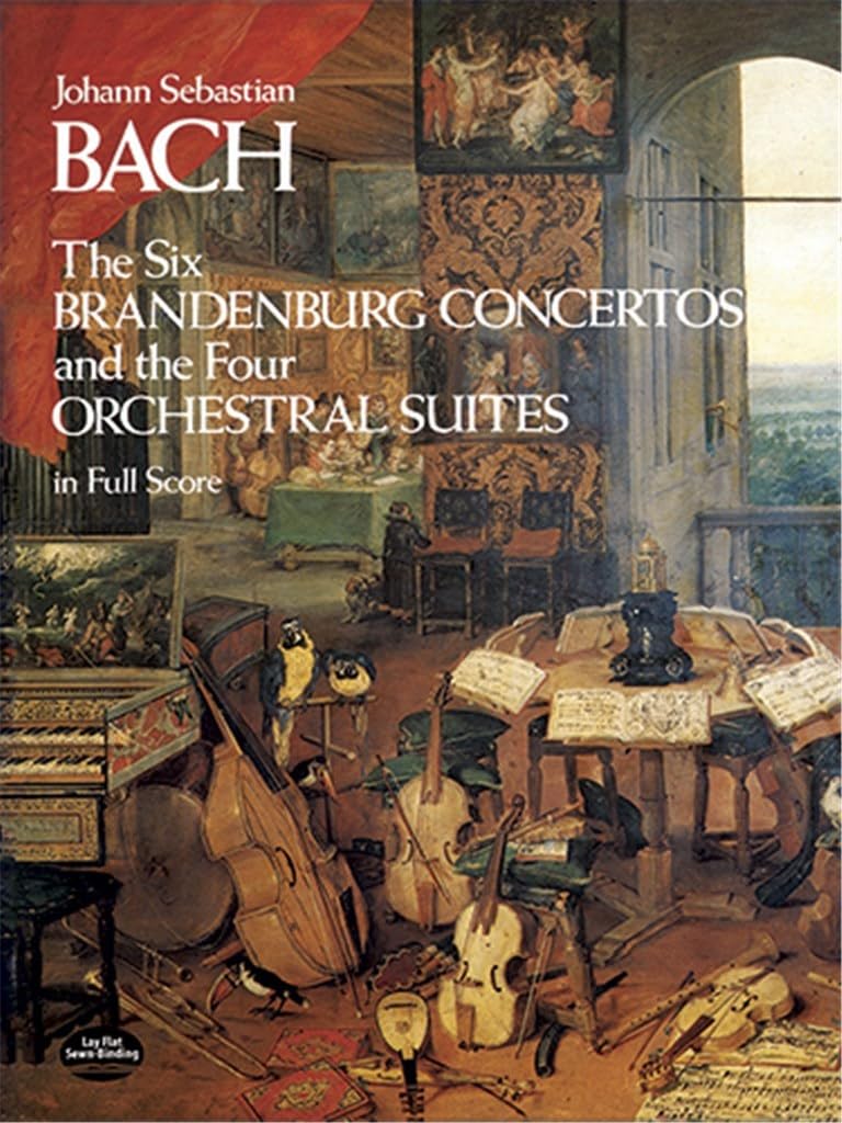 The Six Brandenburg Concertos And The Four Orchestral Suites In Full Score (Dover Orchestral Music Scores),New