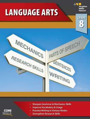 SteckVaughn Core Skills Language Arts: Workbook Grade 8,Used
