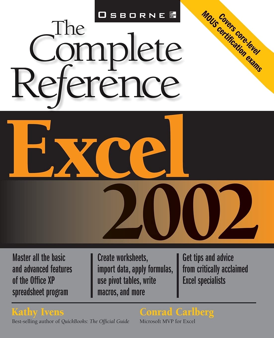 Excel 2002: The Complete Reference,Used