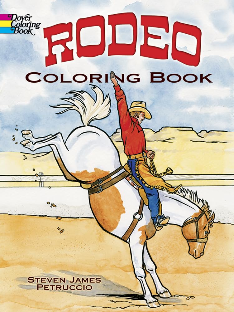 Rodeo Coloring Book (Dover Kids Coloring Books),Used