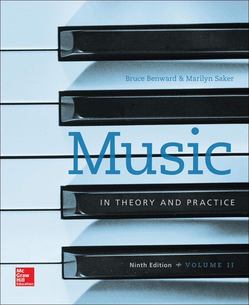 Music In Theory And Practice Volume 2,New
