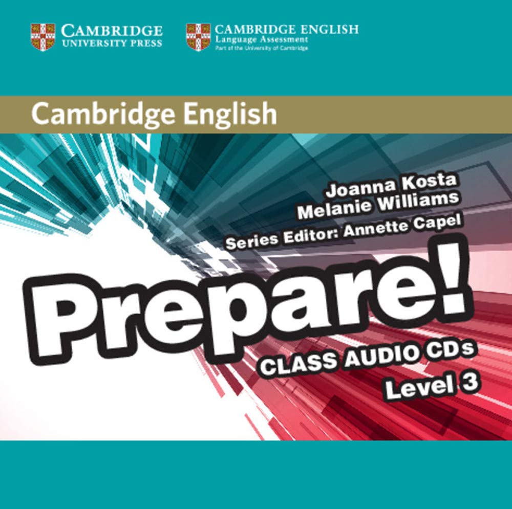 Cambridge English Prepare! Level 3 Class Audio CDs (2),Used