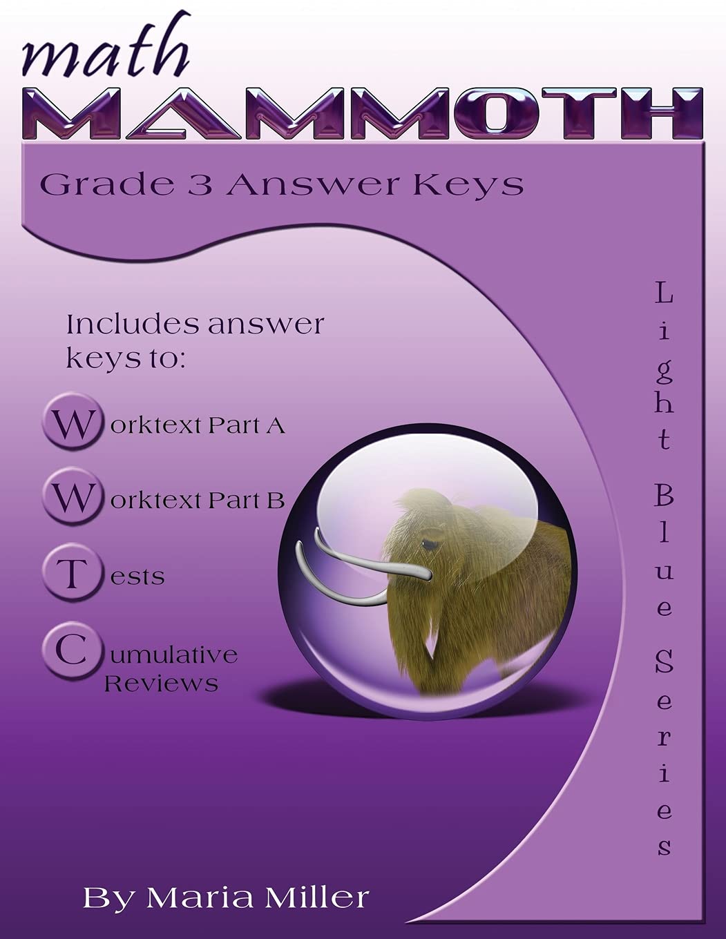 Math Mammoth Grade 3 Answer Keys,Used