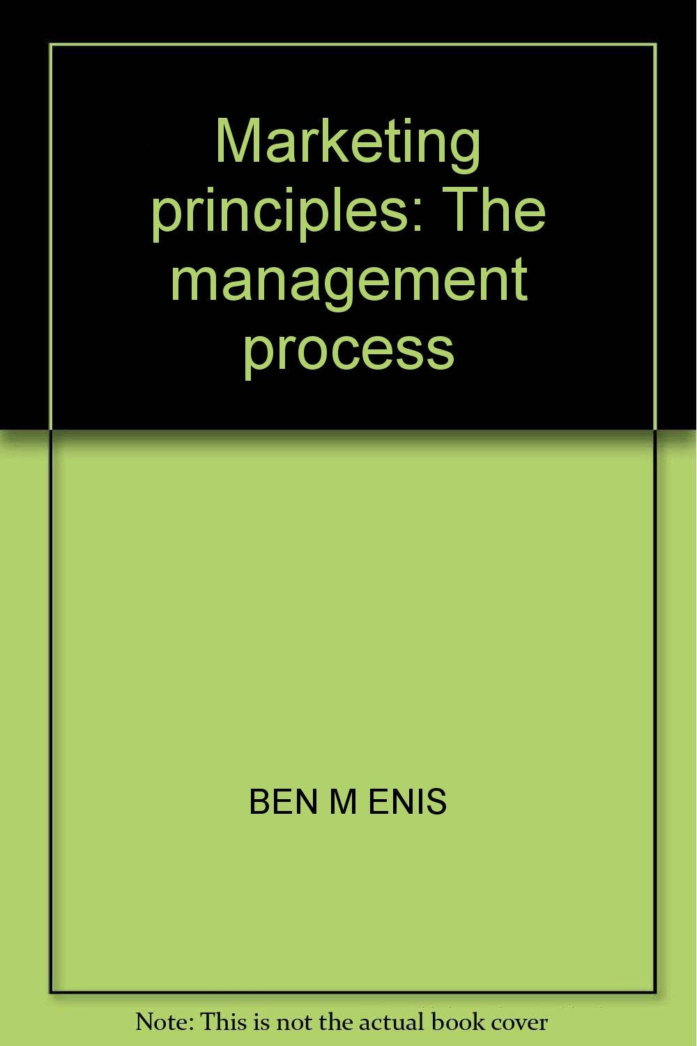 Marketing principles: The management process,Used